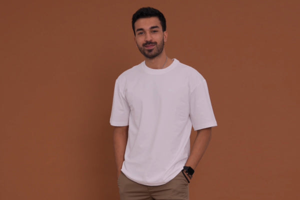 Embrace Cozy Sundays with BasicsLife Muscle Fit T-Shirt & Tapered Trousers