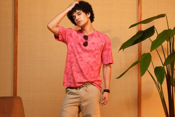 Make a Statement in Tie & Dye: BasicsLife SS25 T-Shirt & Trouser Combo