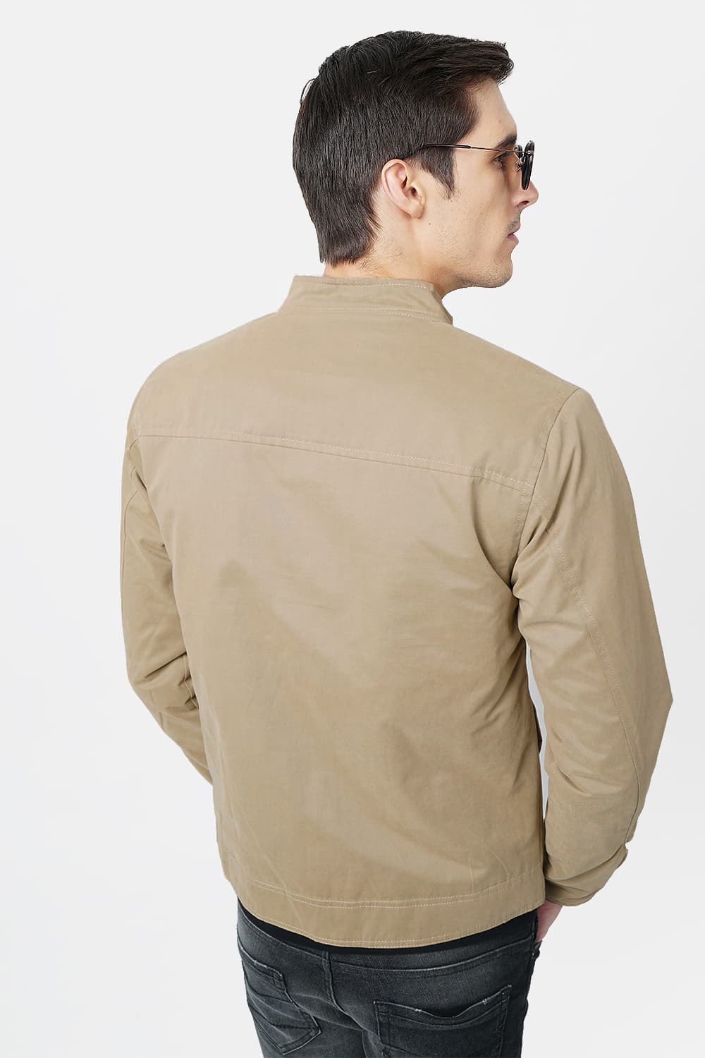 BASICS COMFORT FIT QUILTED WOVEN JACKET