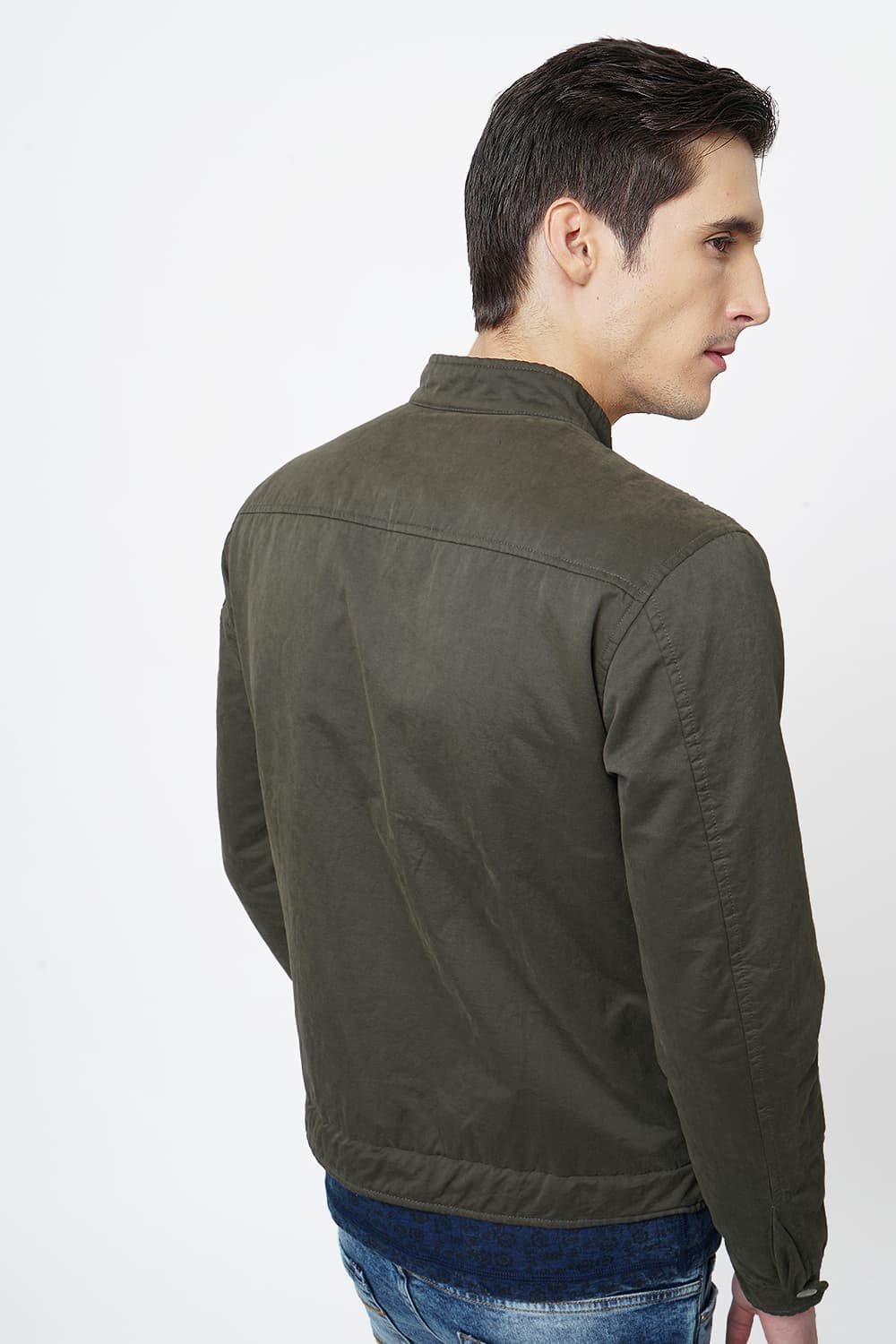 BASICS COMFORT FIT QUILTED WOVEN JACKET
