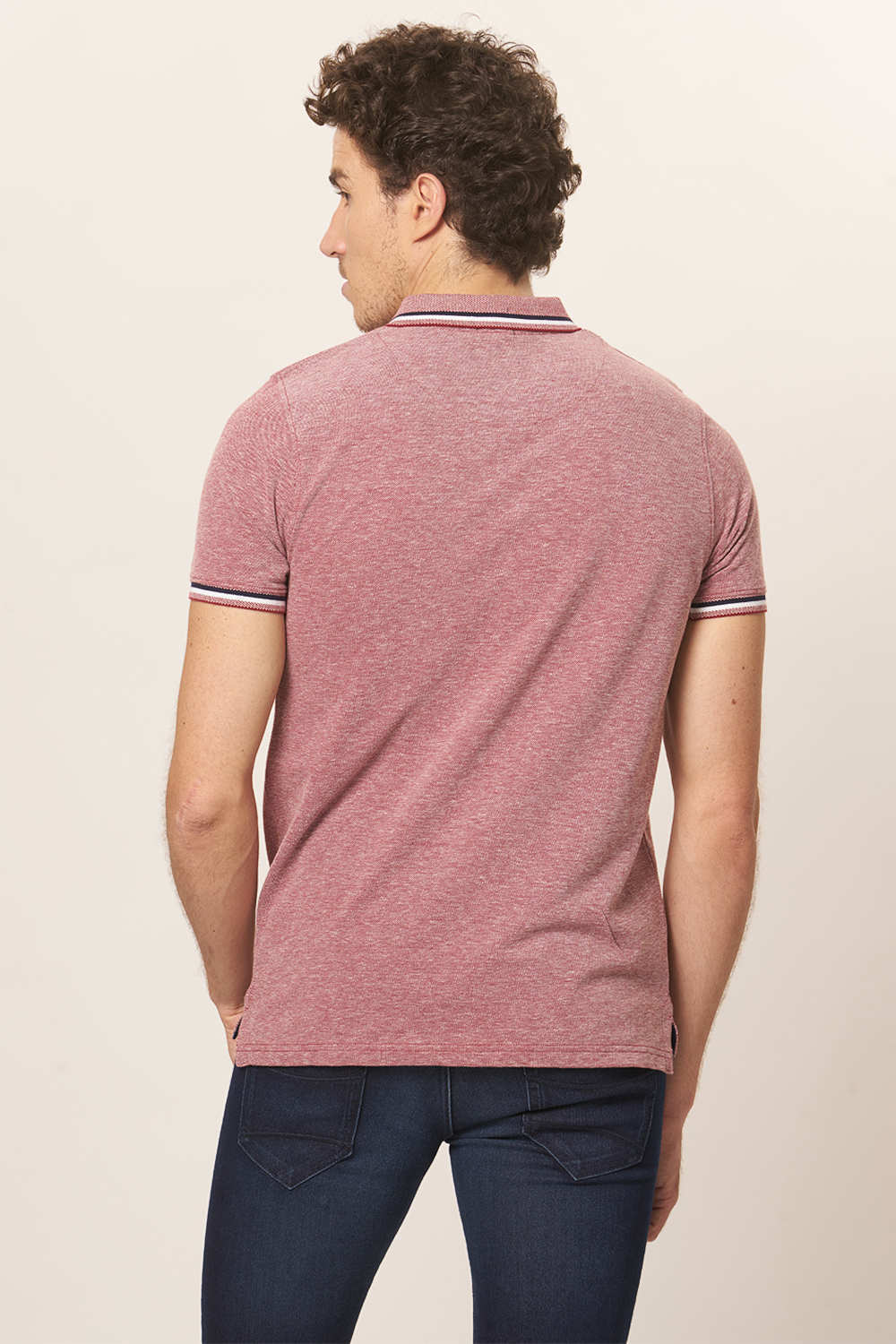 BASICS MUSCLE FIT POLO T.SHIRT