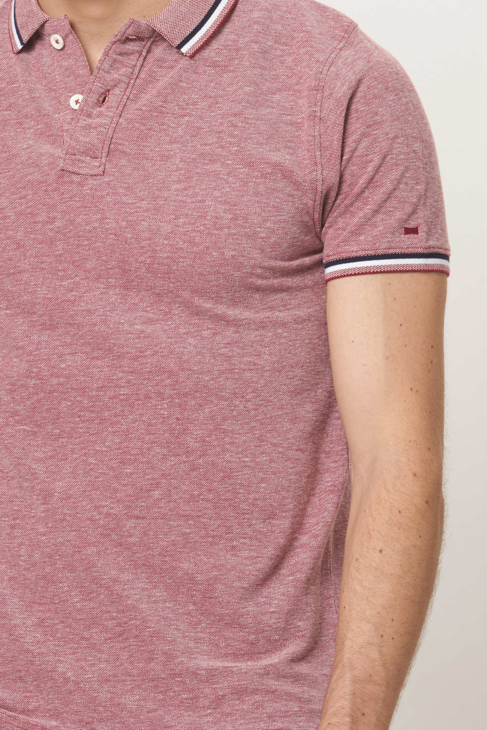 BASICS MUSCLE FIT POLO T.SHIRT
