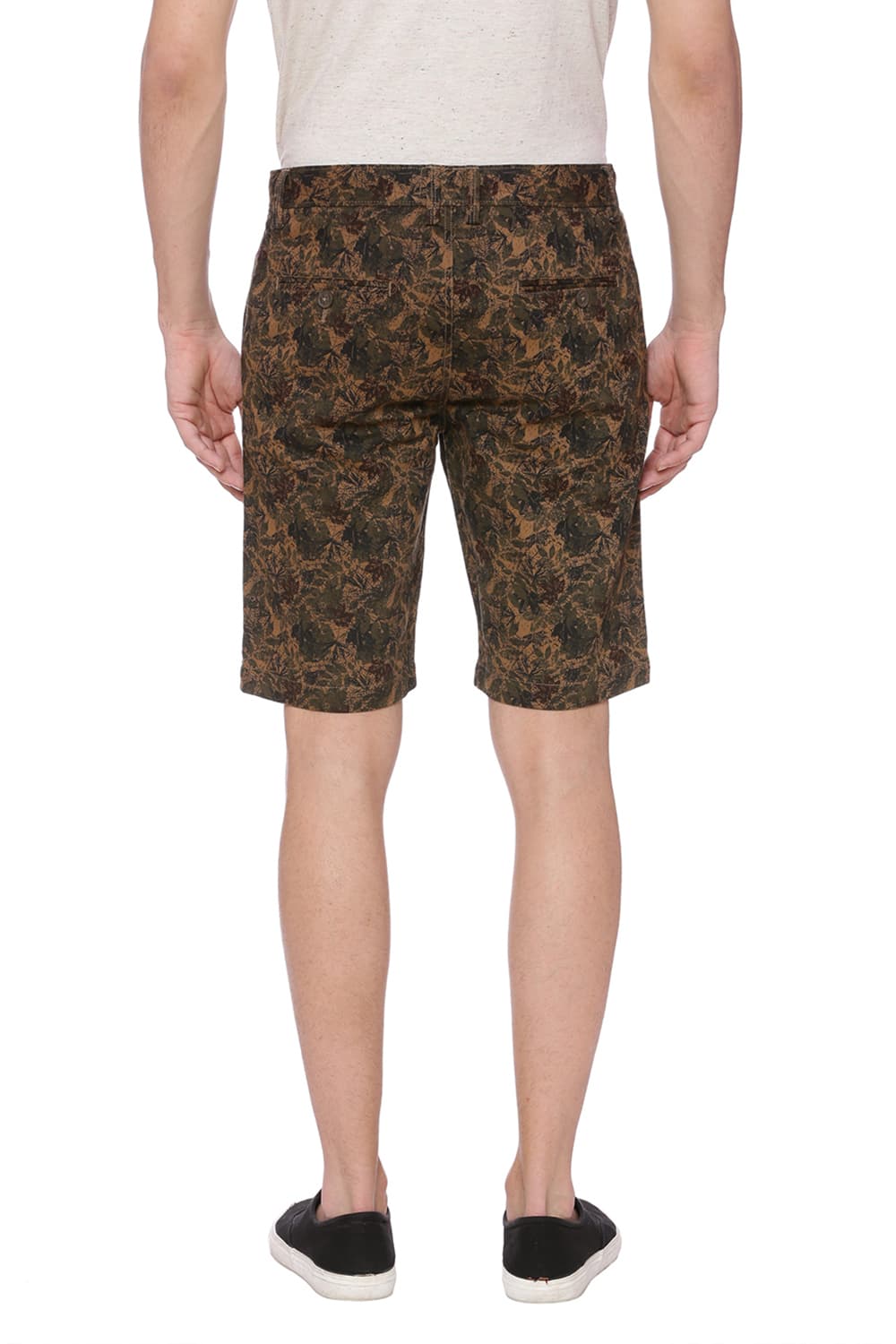 BASICS COMFORT FIT PRINTED SHORTS