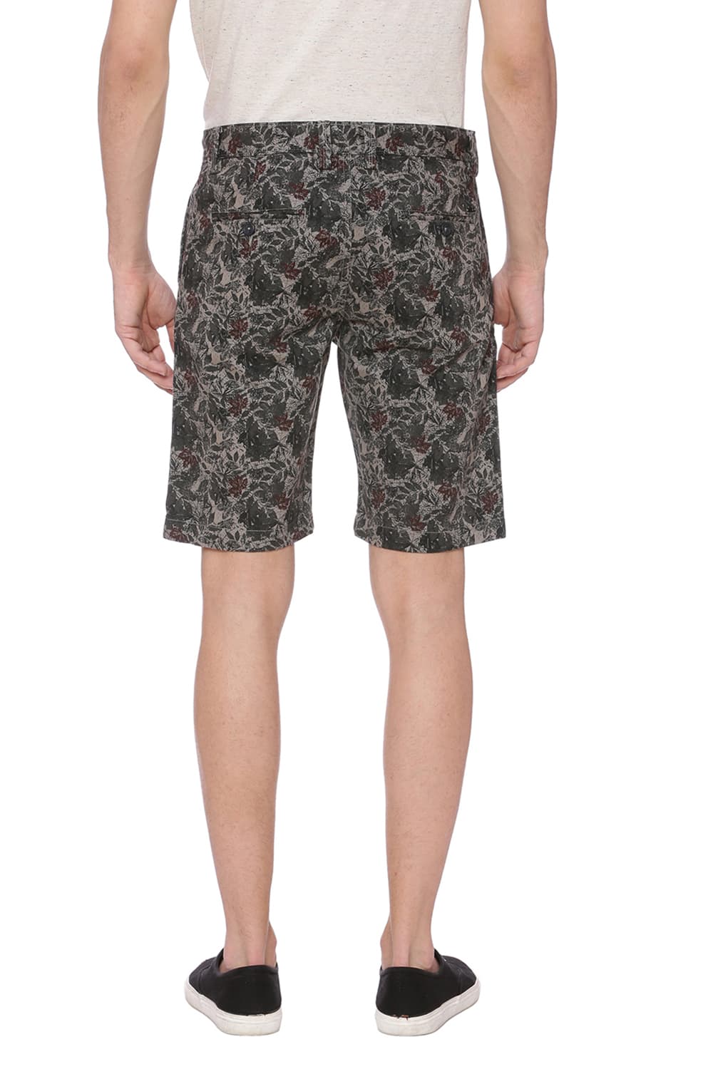BASICS COMFORT FIT PRINTED SHORTS