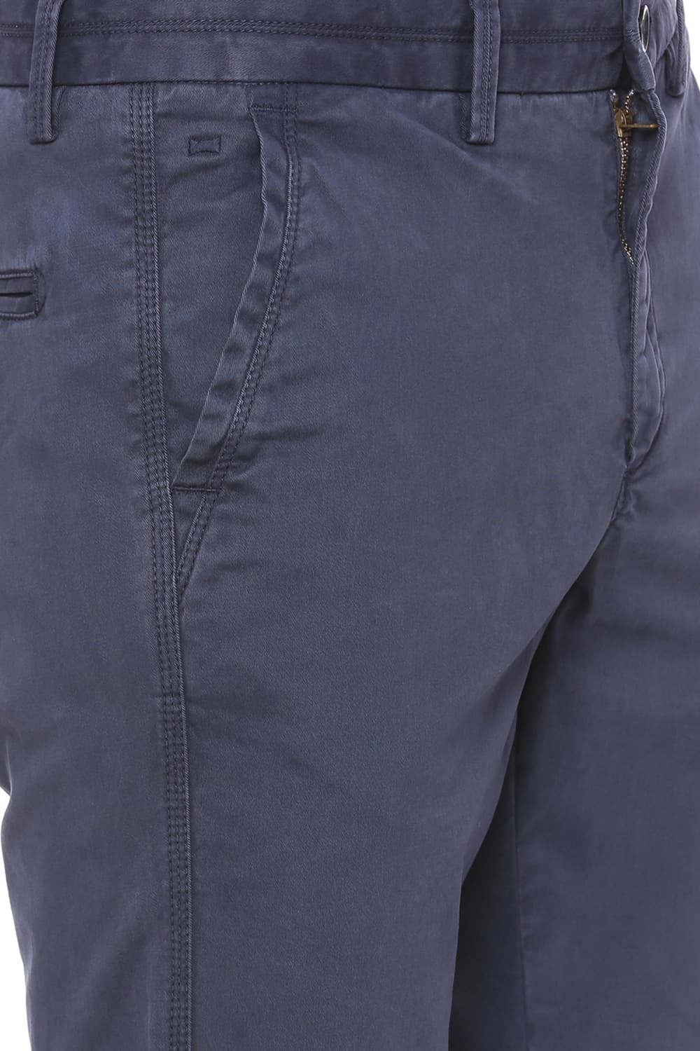 BASICS TAPERED FIT TWILL STRETCH TROUSER