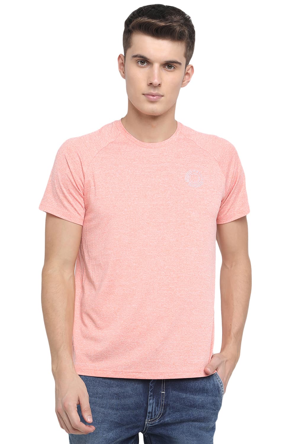 BASICS MUSCLE FIT CREW NECK T SHIRT