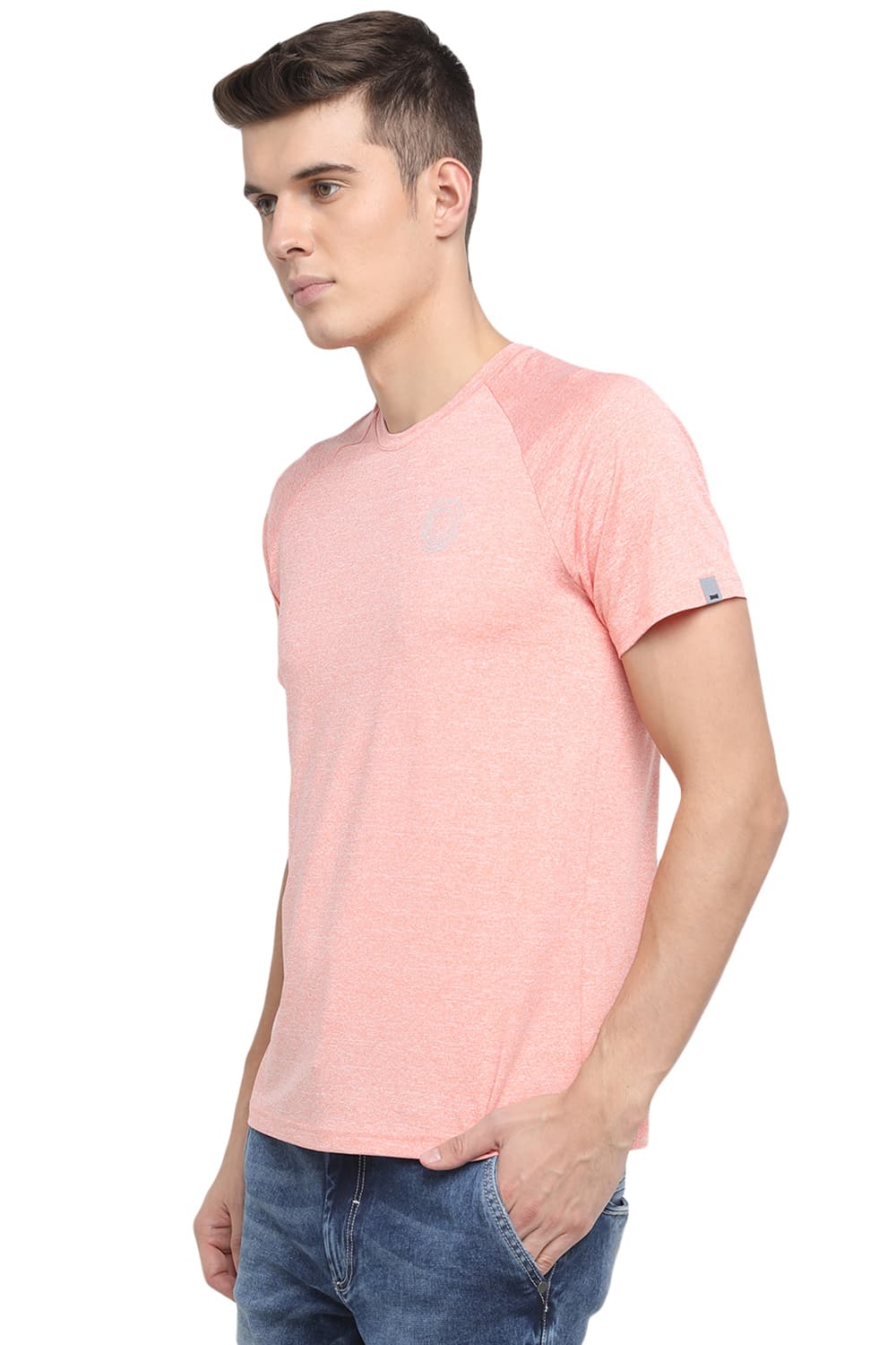 BASICS MUSCLE FIT CREW NECK T SHIRT