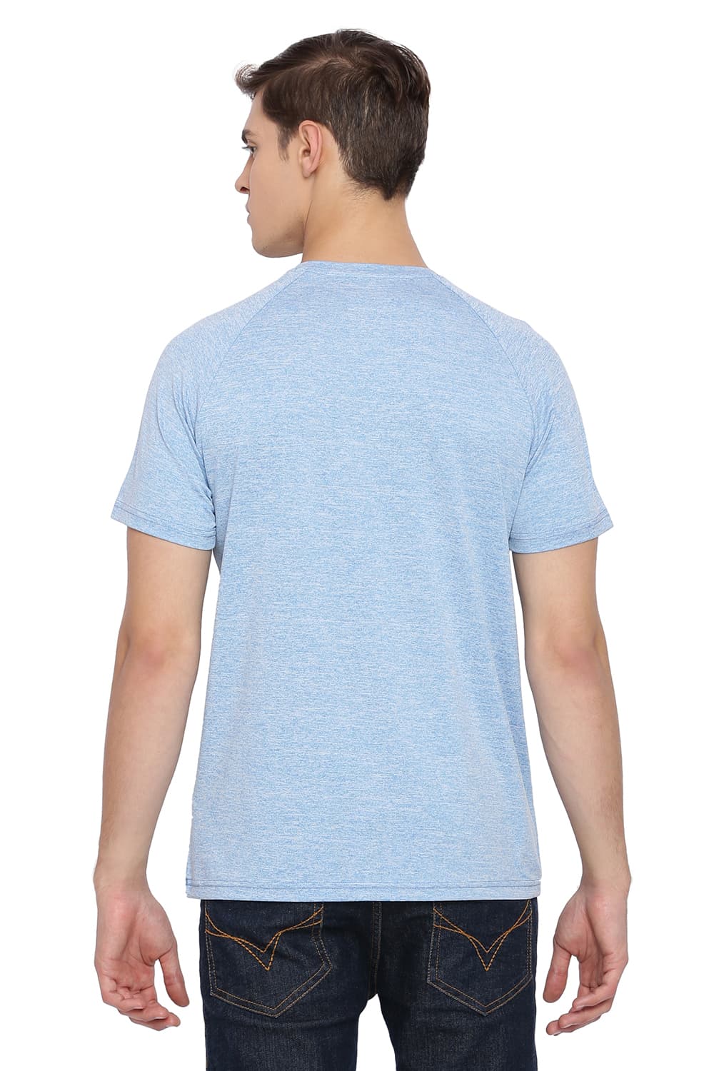 BASICS MUSCLE FIT CREW NECK T SHIRT