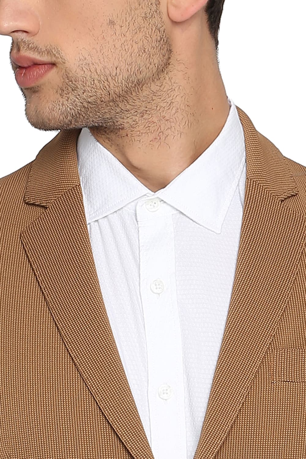 BASICS COMFORT FIT 2 BUTTON KNITTED BLAZER