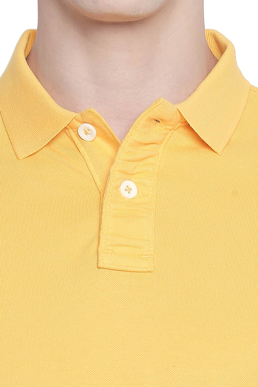BASICS MUSCLE FIT PIQU POLO T-SHIRT