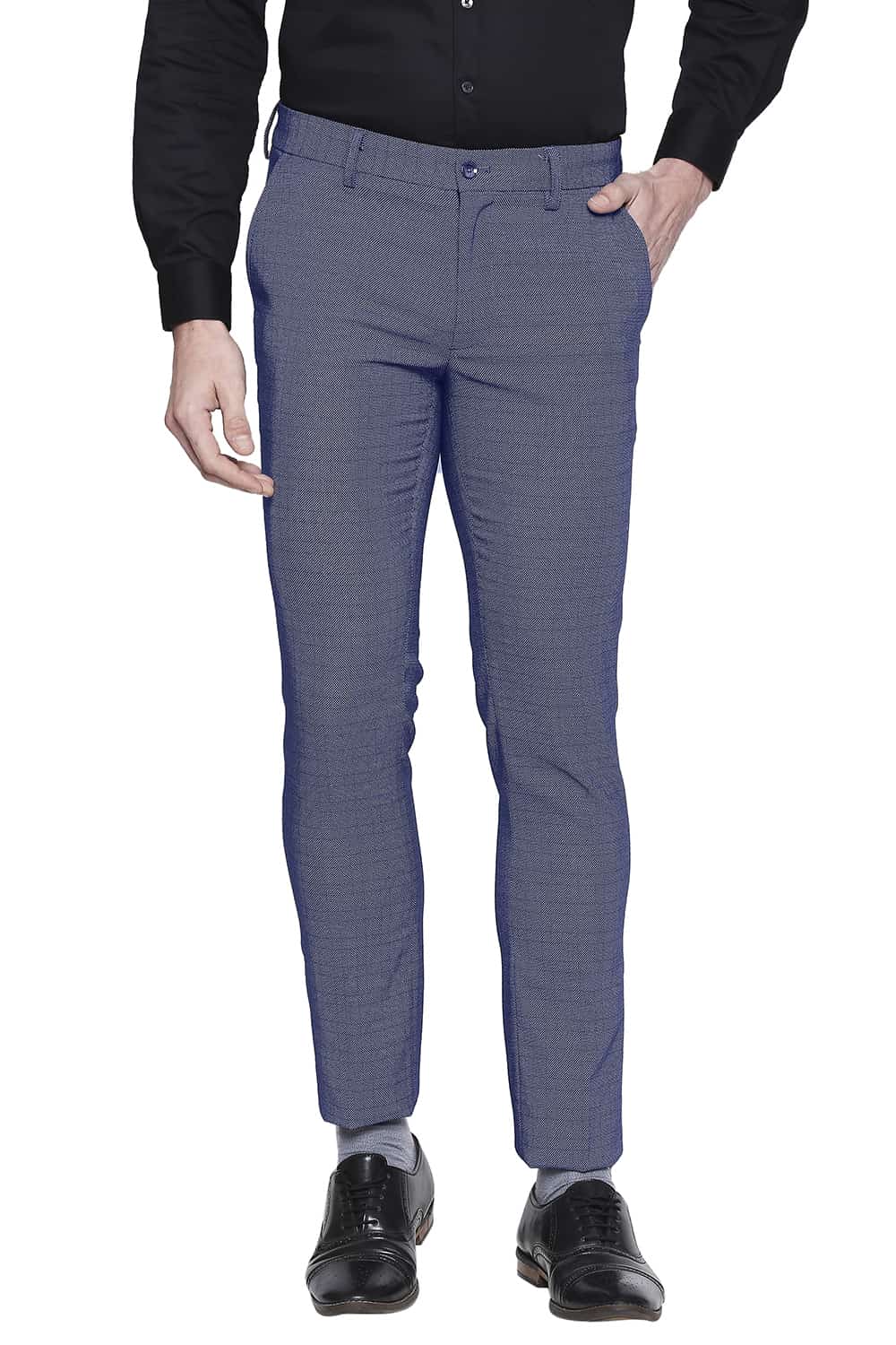 BASICS TAPERED FIT STRETCH TROUSER