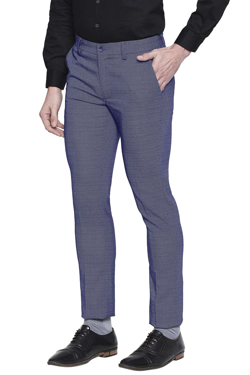 BASICS TAPERED FIT STRETCH TROUSER