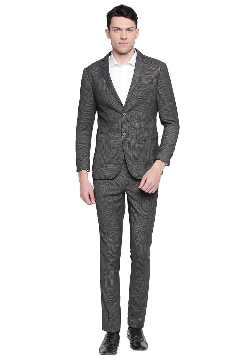 BASICS TAPERED FIT STRETCH TROUSER