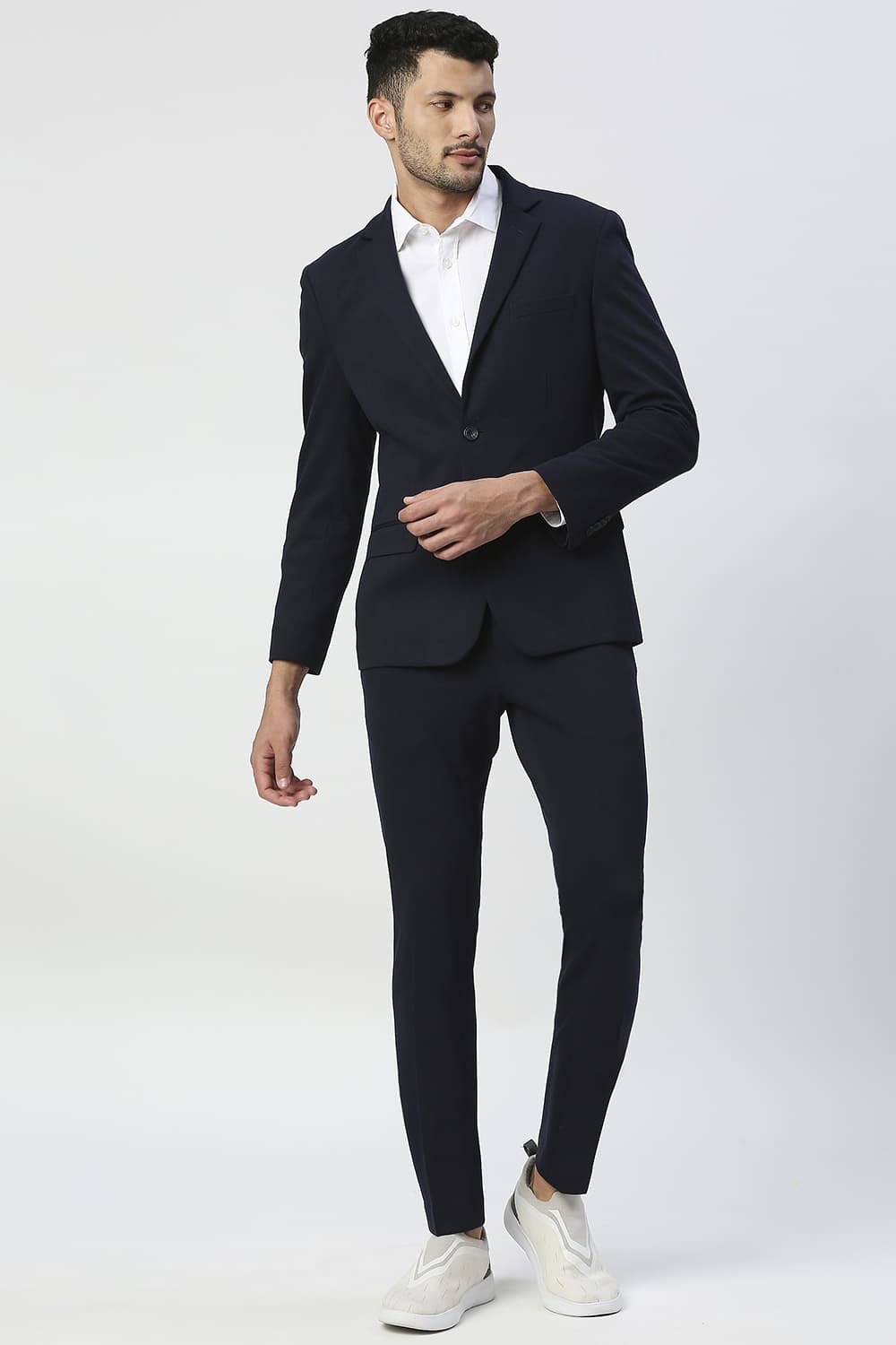 Comfort Fit Poly Rayon Stretch Knit Blazers