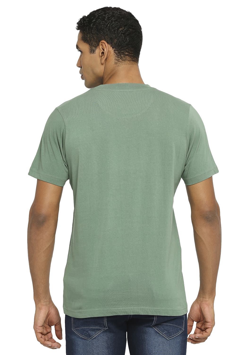 BASICS MUSCLE FIT CREW T-SHIRT