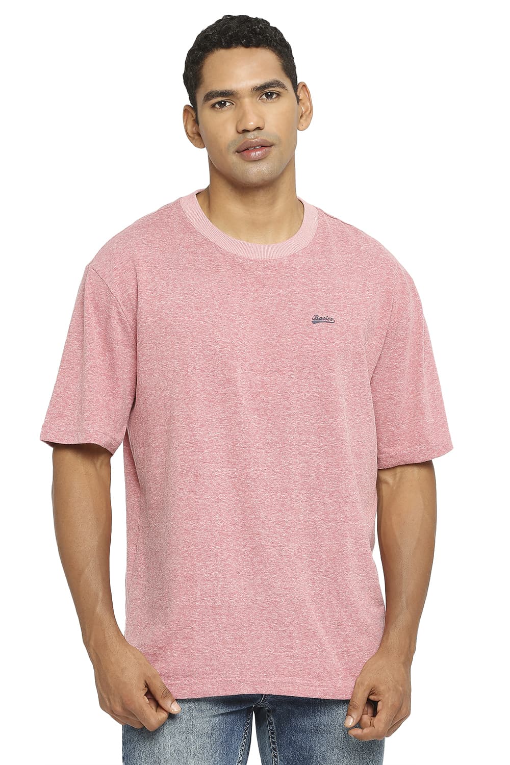 BASICS RELAXED FIT CREW T-SHIRT