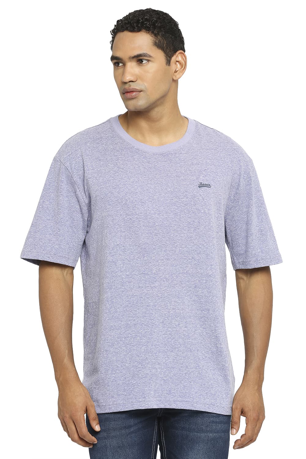 BASICS RELAXED FIT CREW T-SHIRT
