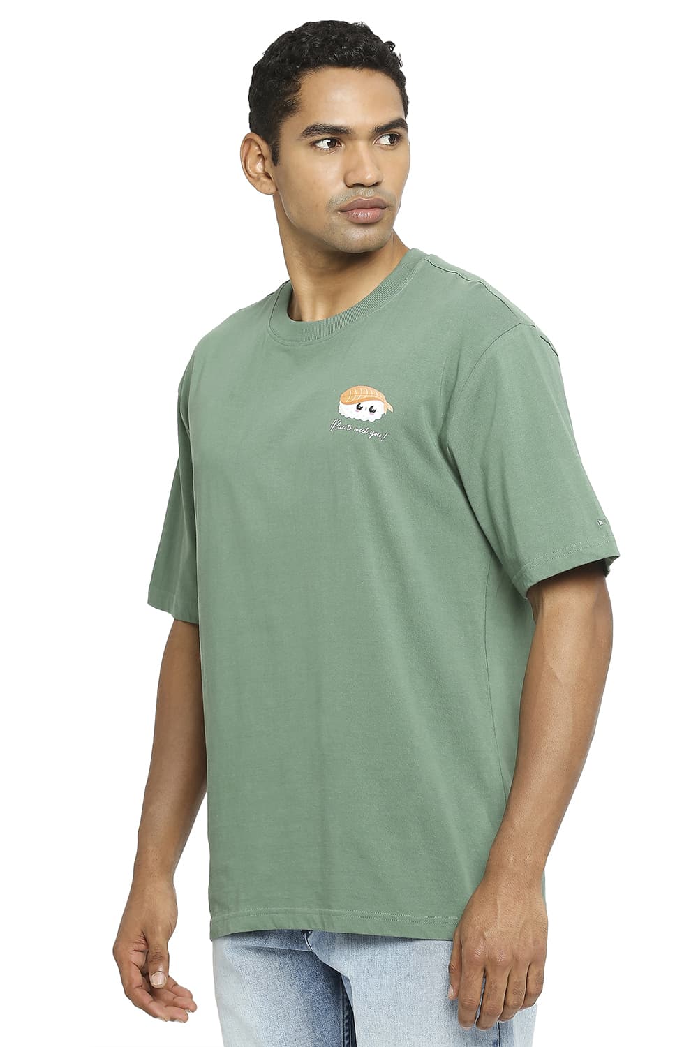 BASICS RELAXED FIT CREW T-SHIRT
