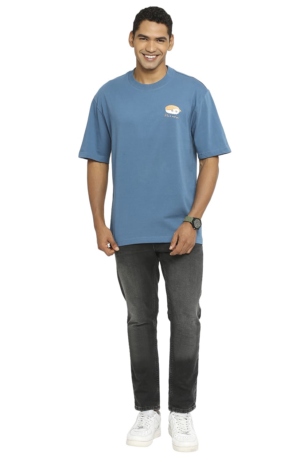 BASICS RELAXED FIT CREW T-SHIRT
