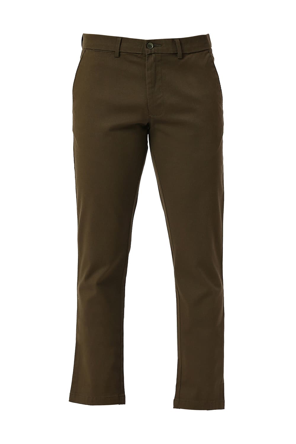 TAPERED FIT COTTON STRETCH DOBBY TROUSERS