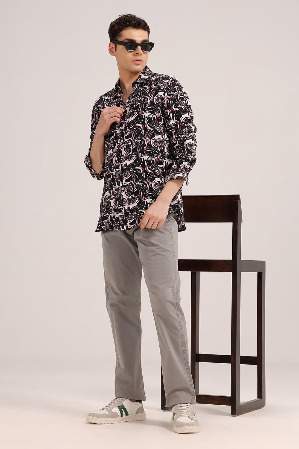 DRIFT FIT COTTON STRETCH TWILL TROUSER