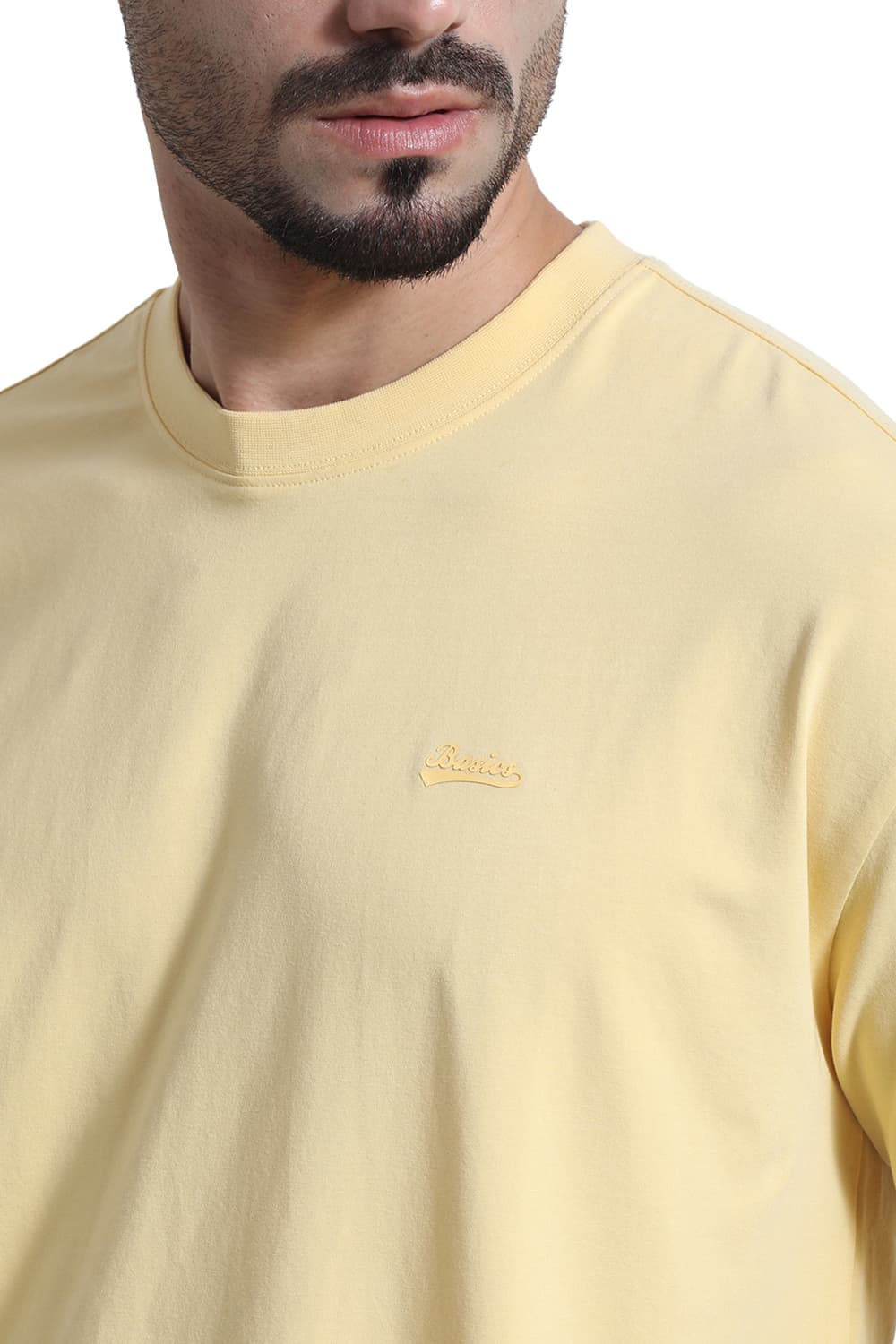 Relaxed Fit Cotton Stretch Crew T-Shirt