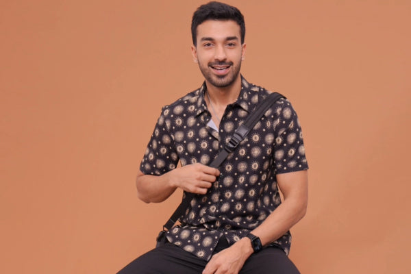 Elevate Your Weekday Style with BasicsLife Slim Fit Shirt & Tapered Trousers