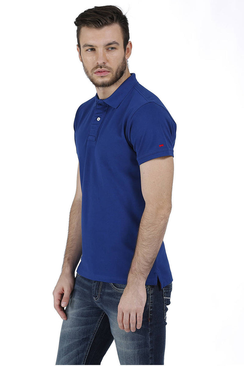 BASICS CASUAL PLAIN COTTON MUSCLE T.SHIRT