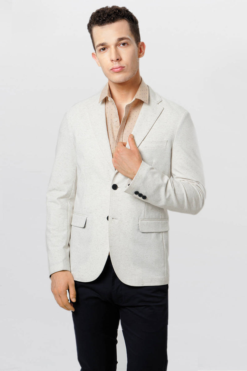 BASICS COMFORT FIT KNIT BLAZER