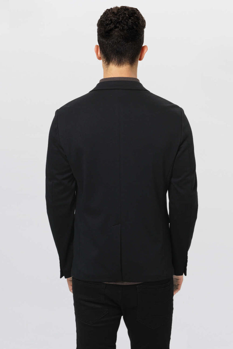 BASICS COMFORT FIT KNIT BLAZER