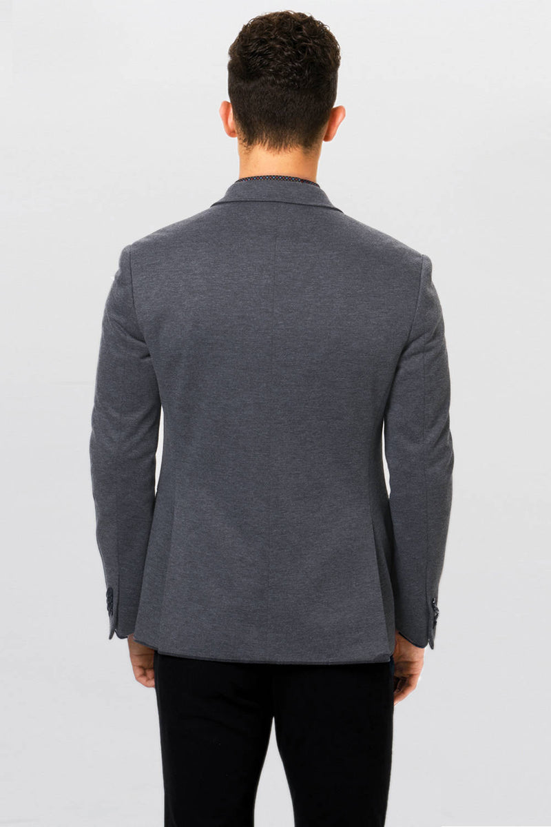 BASICS COMFORT FIT KNIT BLAZER