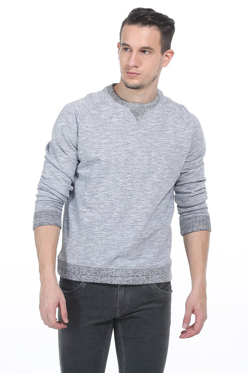 BASICS MUSCLE FIT PULL OVER RAGLAN SLEEVE