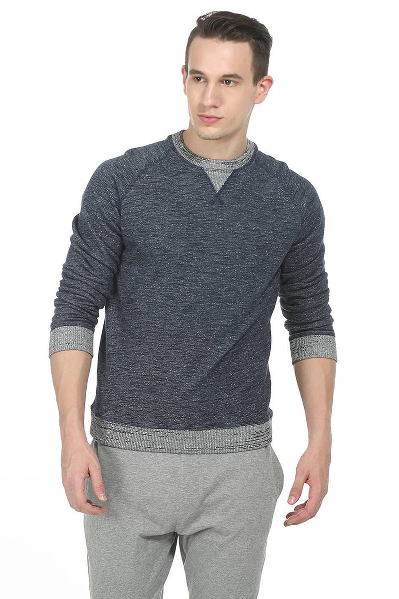 BASICS MUSCLE FIT PULL OVER RAGLAN SLEEVE