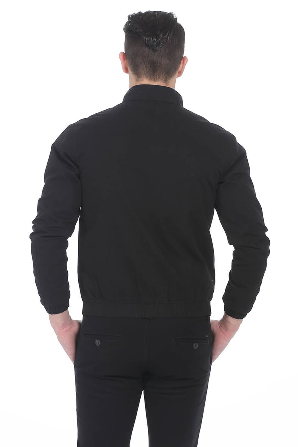 BASICS COMFORT FIT TWILL JACKET