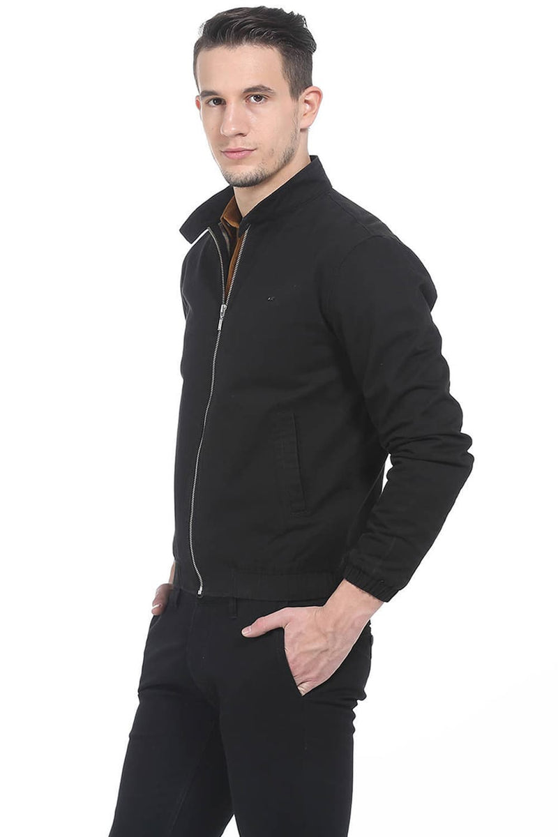 BASICS COMFORT FIT TWILL JACKET