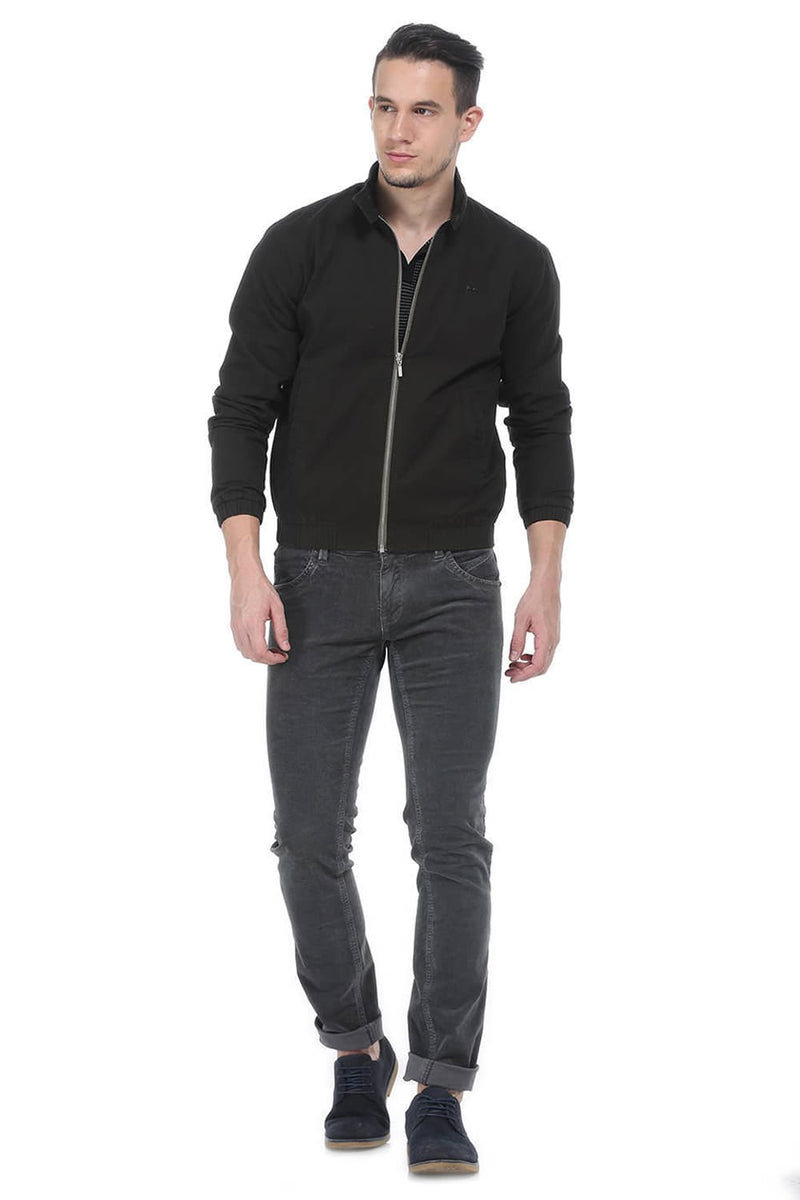 BASICS COMFORT FIT TWILL JACKET