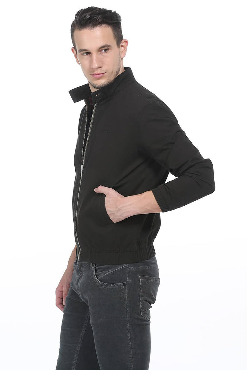 BASICS COMFORT FIT TWILL JACKET