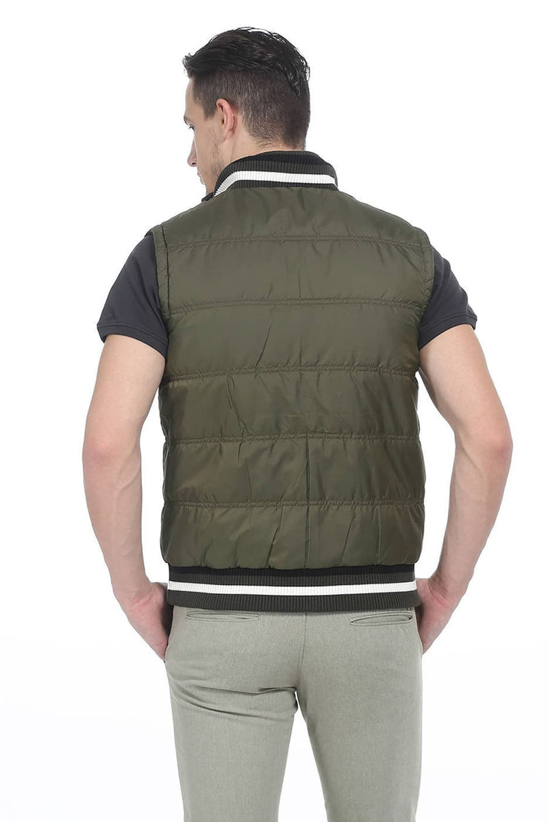 BASICS COMFORT FIT SLEEVELESS REVERSIBLE POLYFILL JACKET