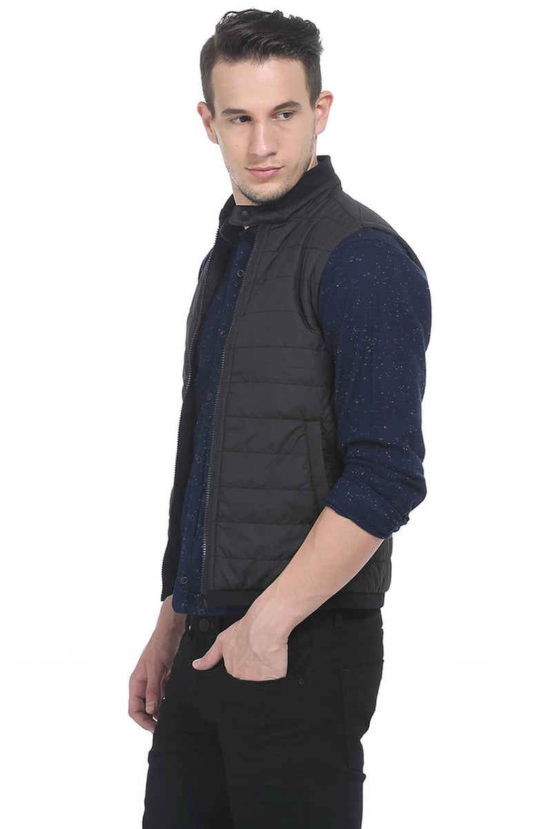 BASICS COMFORT FIT SLEEVELESS POLYFILL JACKET