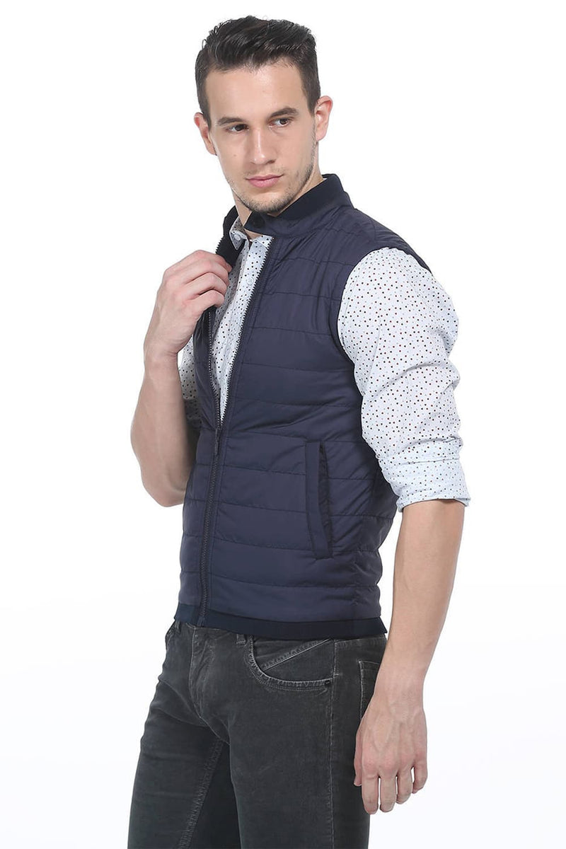 BASICS COMFORT FIT SLEEVELESS POLYFILL JACKET