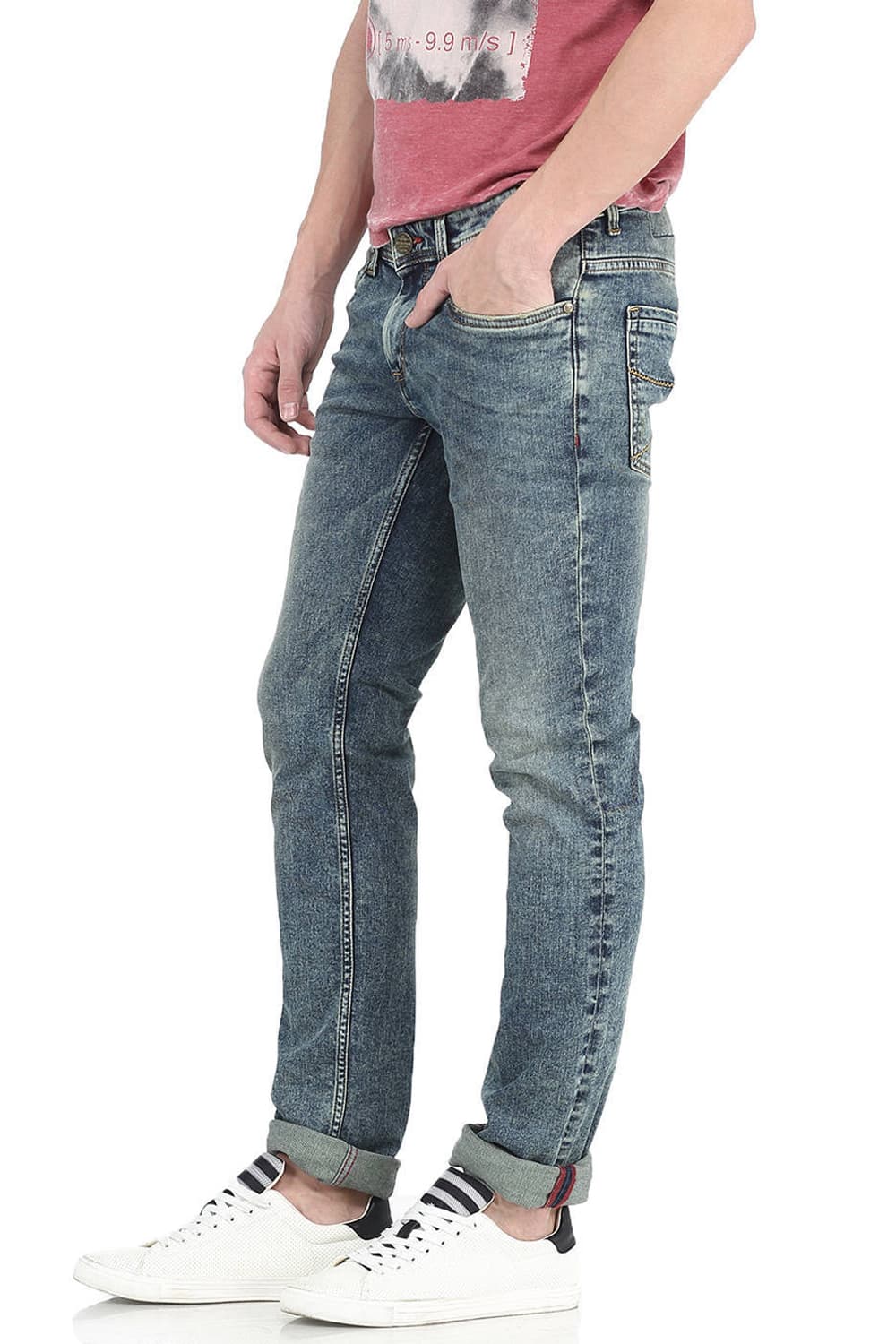 BASICS TORQUE FIT STRETCH JEANS