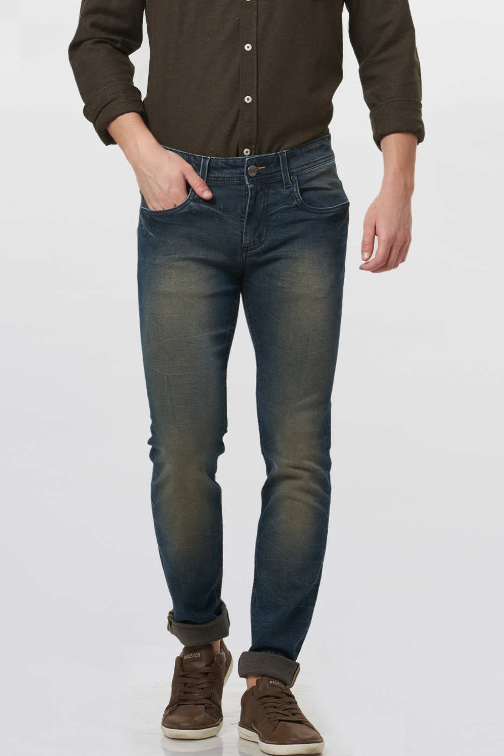 BASICS TORQUE FIT TINTED STRETCH JEAN