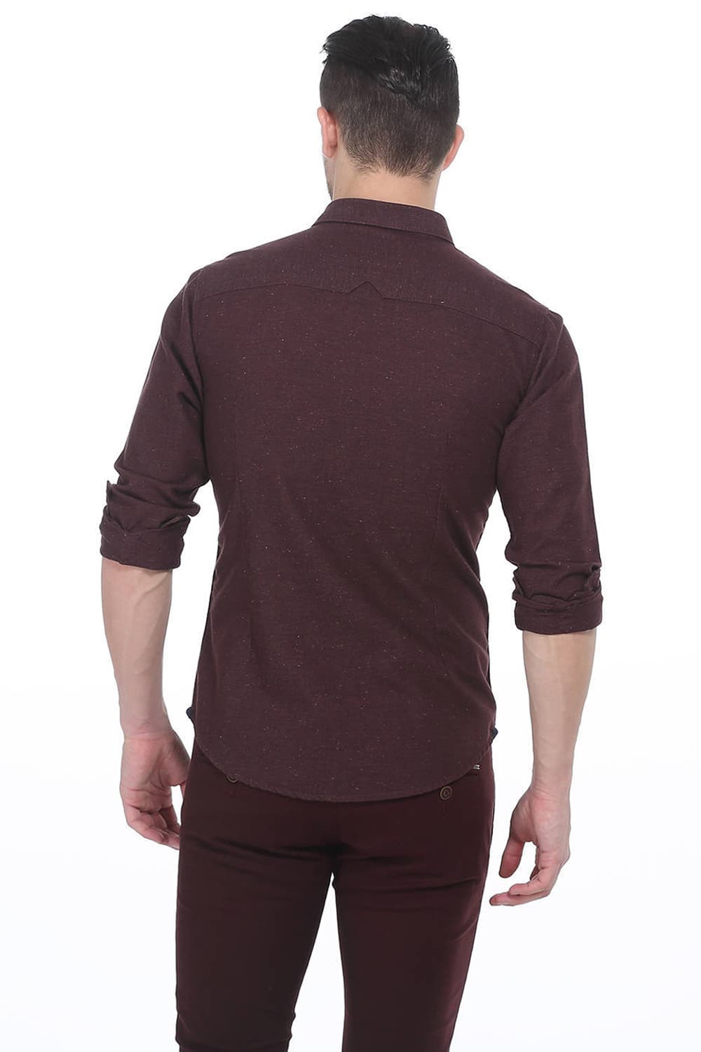 BASICS SLIM FIT TWILL SHIRT