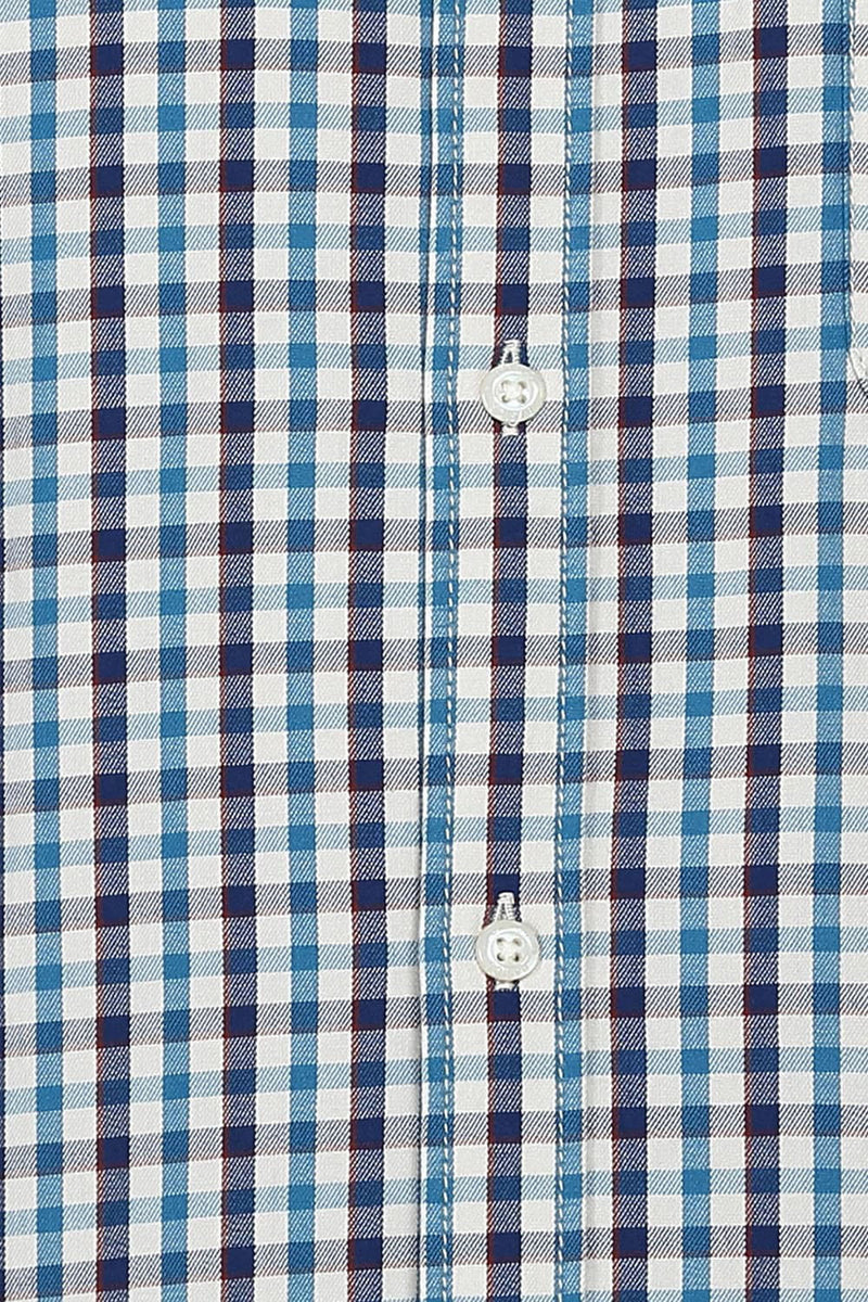 BASICS SLIM FIT CHECKS SHIRT