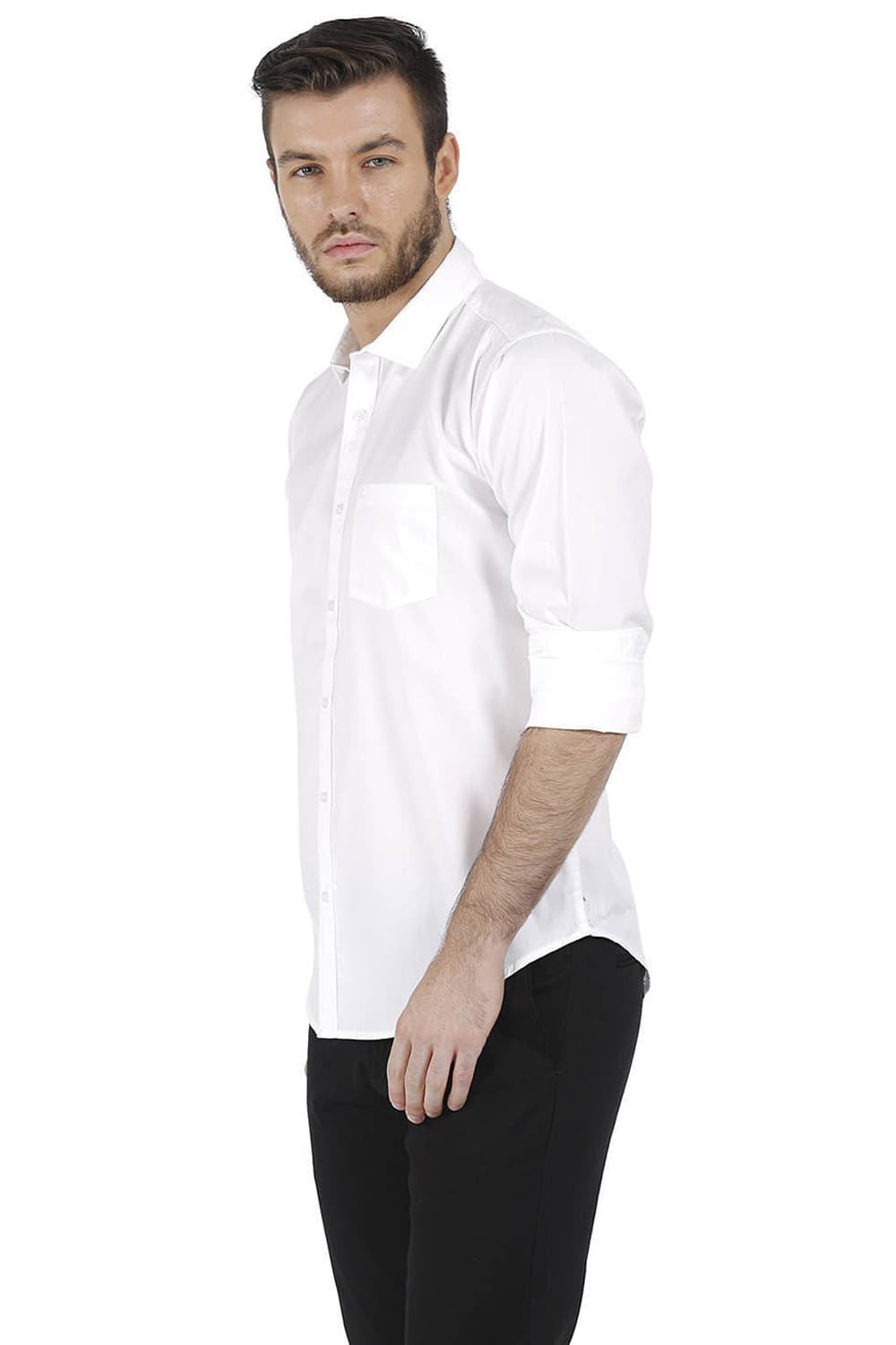 BASICS SLIM FIT OXFORD SHIRT