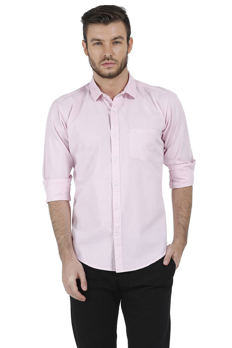 BASICS SLIM FIT OXFORD SHIRT