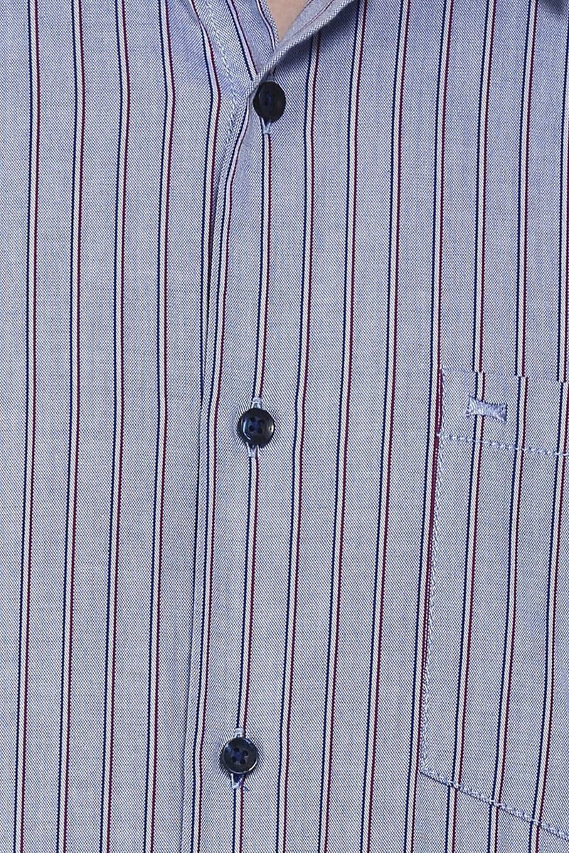 BASICS SLIM FIT STRIPED SHIRT