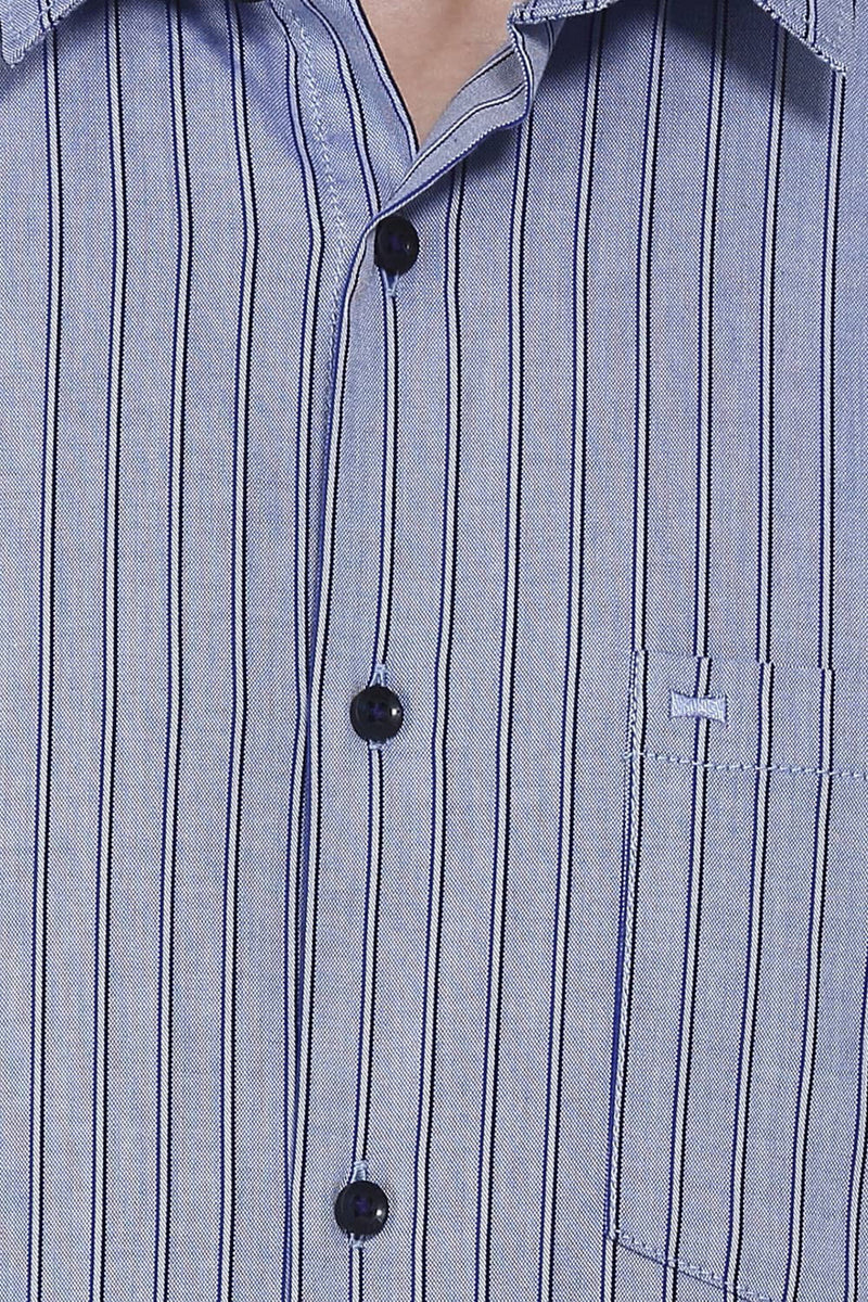 BASICS SLIM FIT STRIPED SHIRT