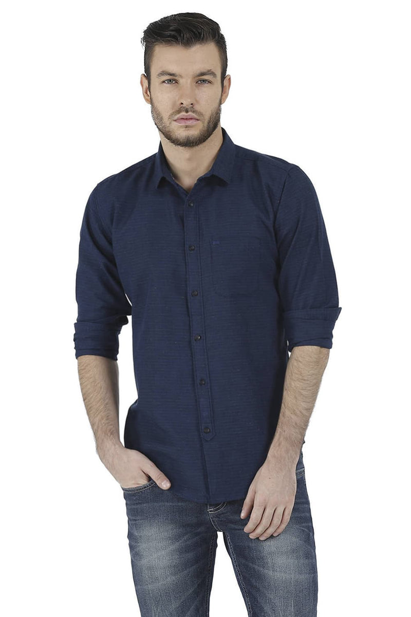 BASICS SLIM FIT CHECKS SHIRT