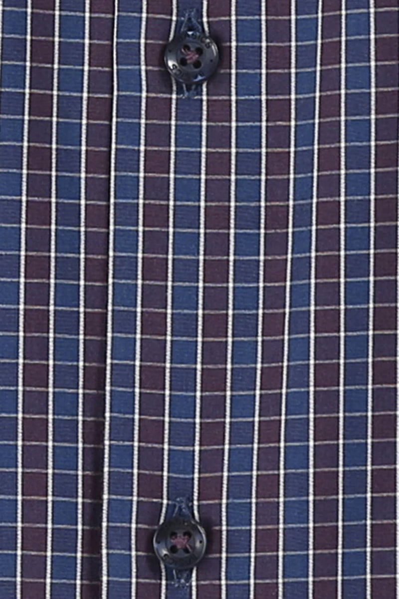 BASICS SLIM FIT CHECKS SHIRT